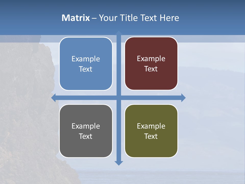 Black Rock Jumper PowerPoint Template