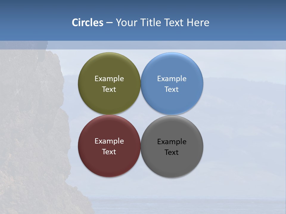 Black Rock Jumper PowerPoint Template