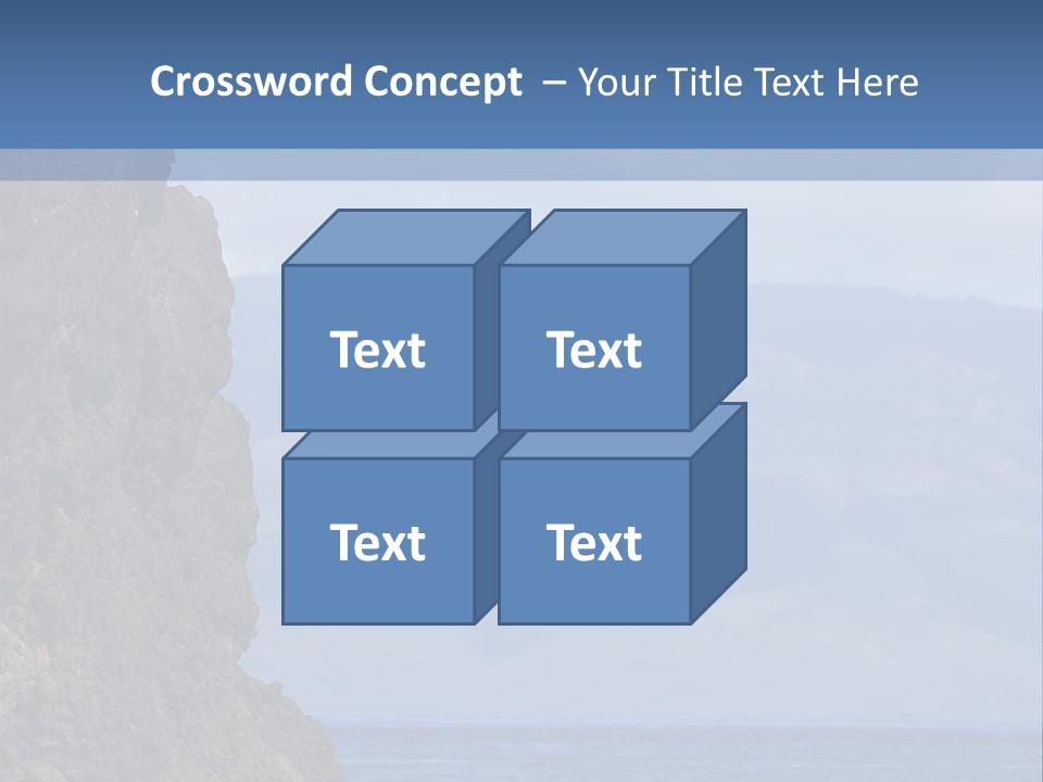 Black Rock Jumper PowerPoint Template