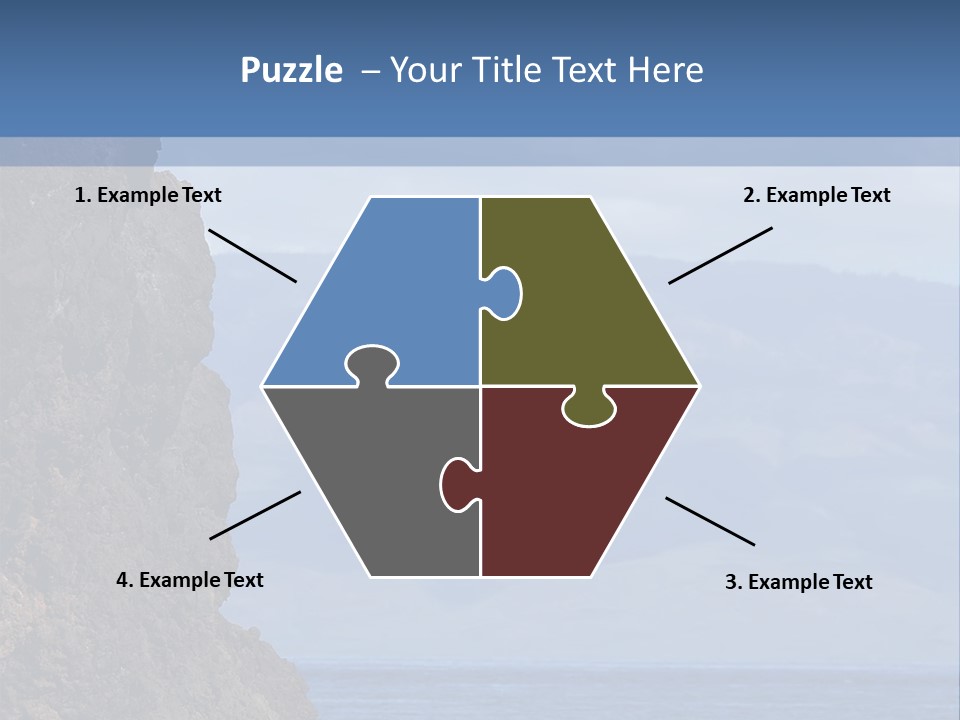 Black Rock Jumper PowerPoint Template