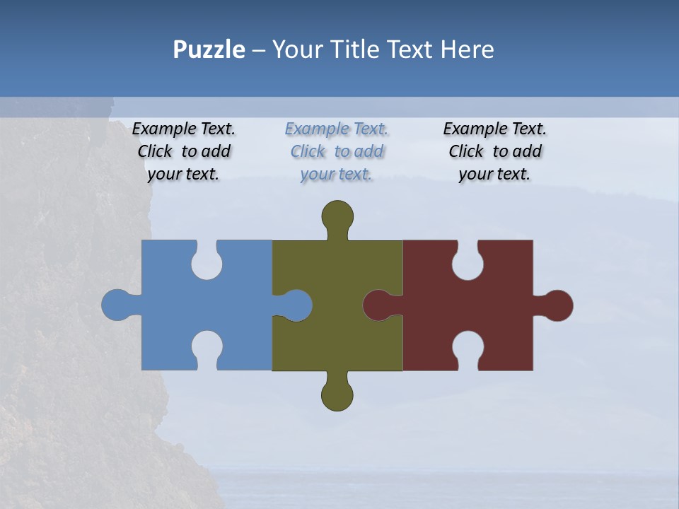 Black Rock Jumper PowerPoint Template