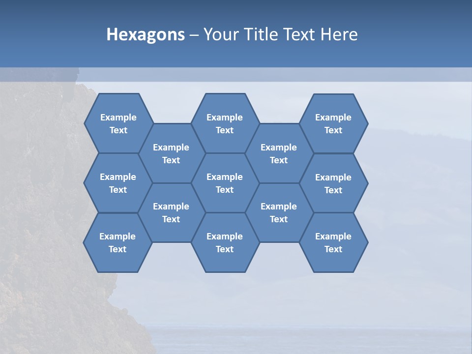 Black Rock Jumper PowerPoint Template