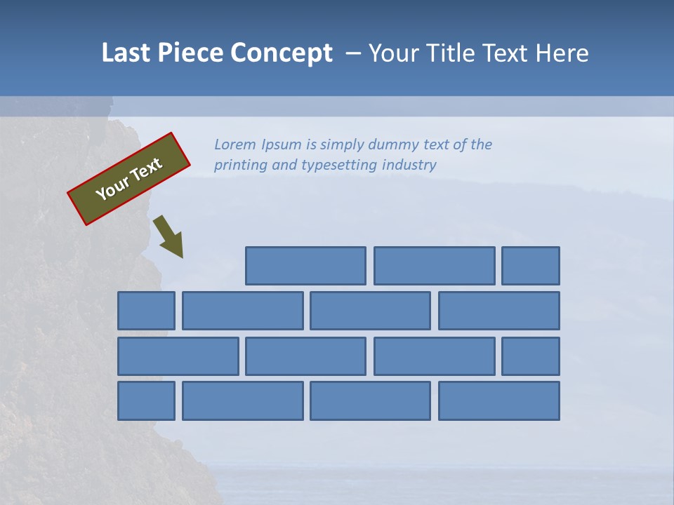 Black Rock Jumper PowerPoint Template