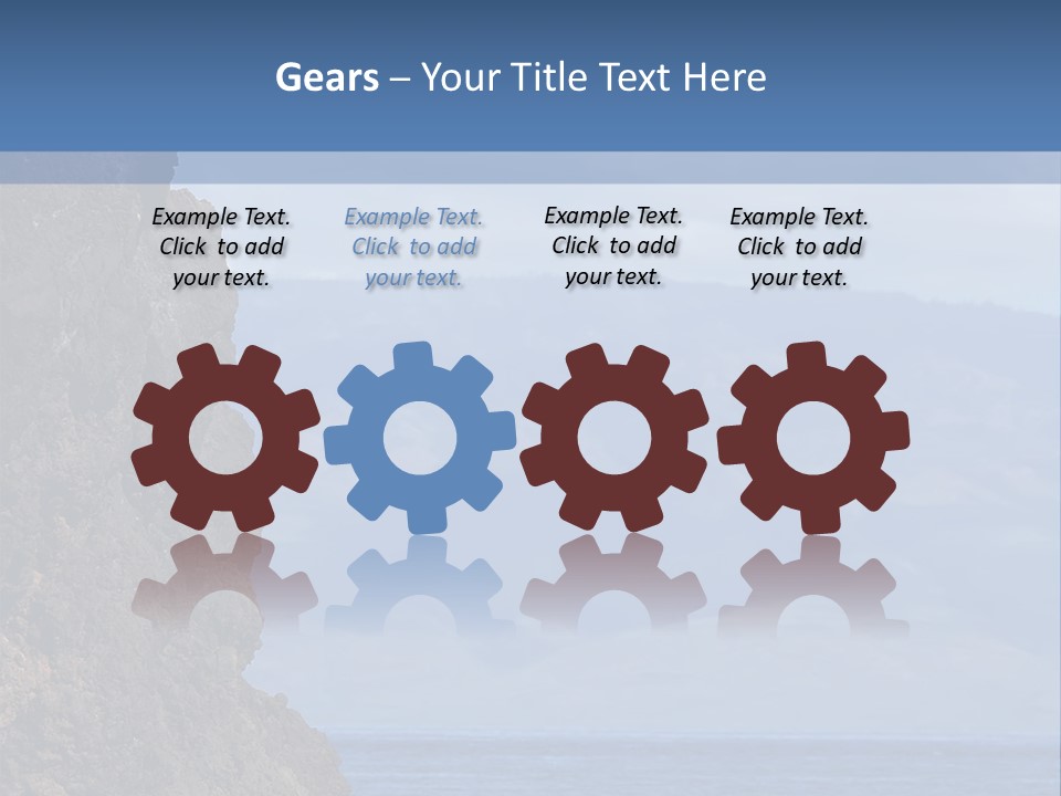 Black Rock Jumper PowerPoint Template