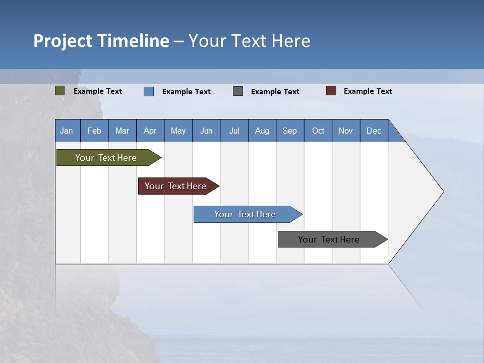 Black Rock Jumper PowerPoint Template
