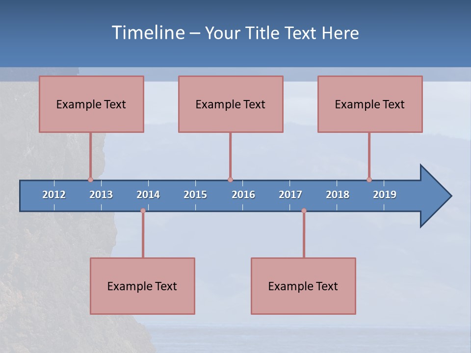 Black Rock Jumper PowerPoint Template