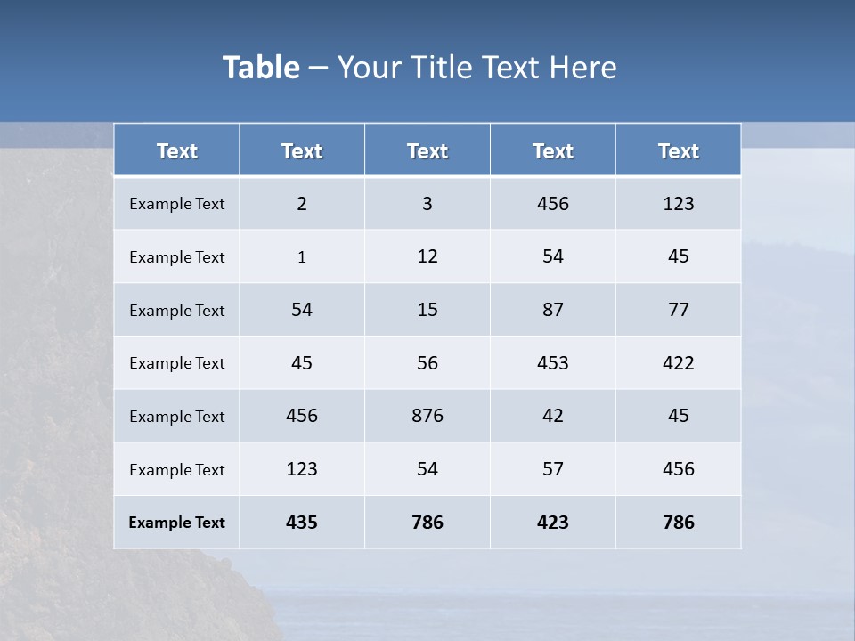 Black Rock Jumper PowerPoint Template