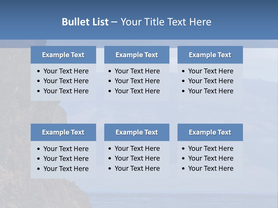 Black Rock Jumper PowerPoint Template