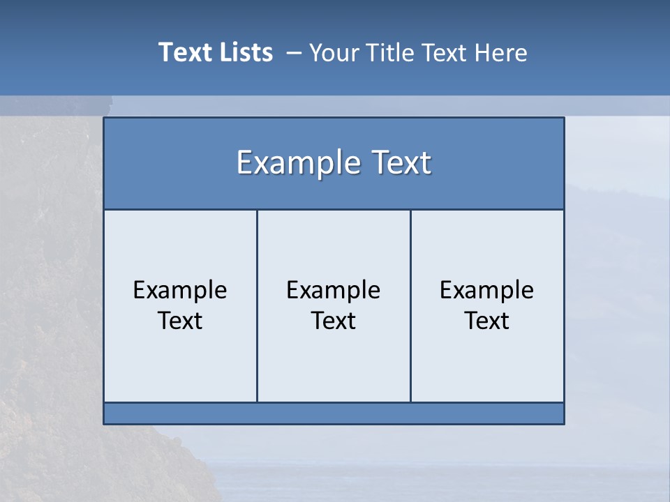 Black Rock Jumper PowerPoint Template