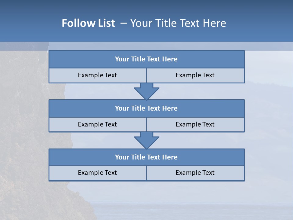 Black Rock Jumper PowerPoint Template