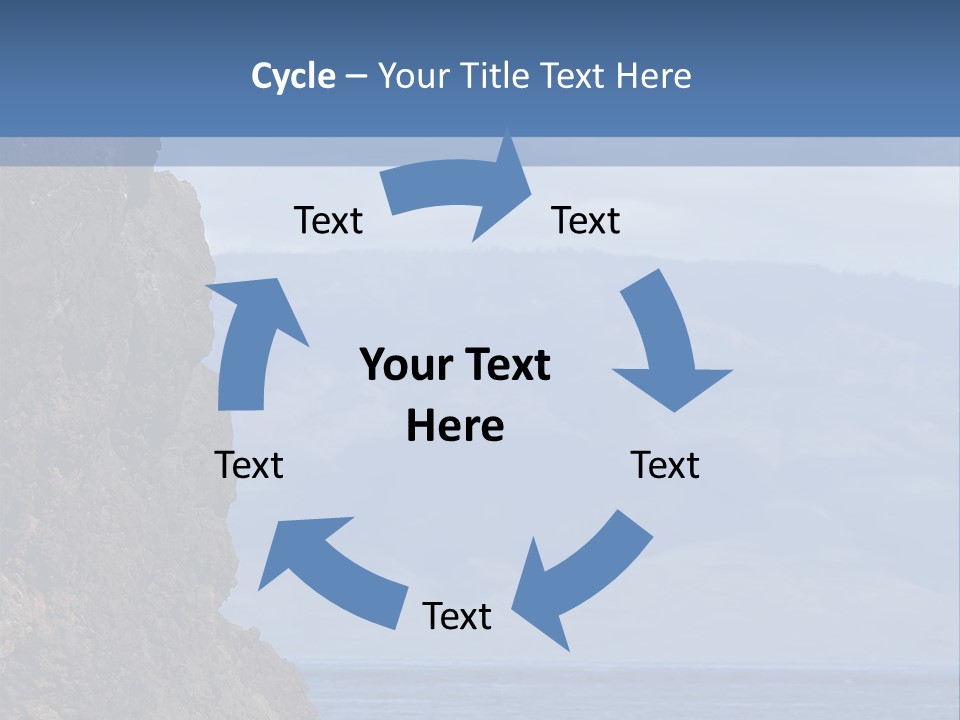 Black Rock Jumper PowerPoint Template