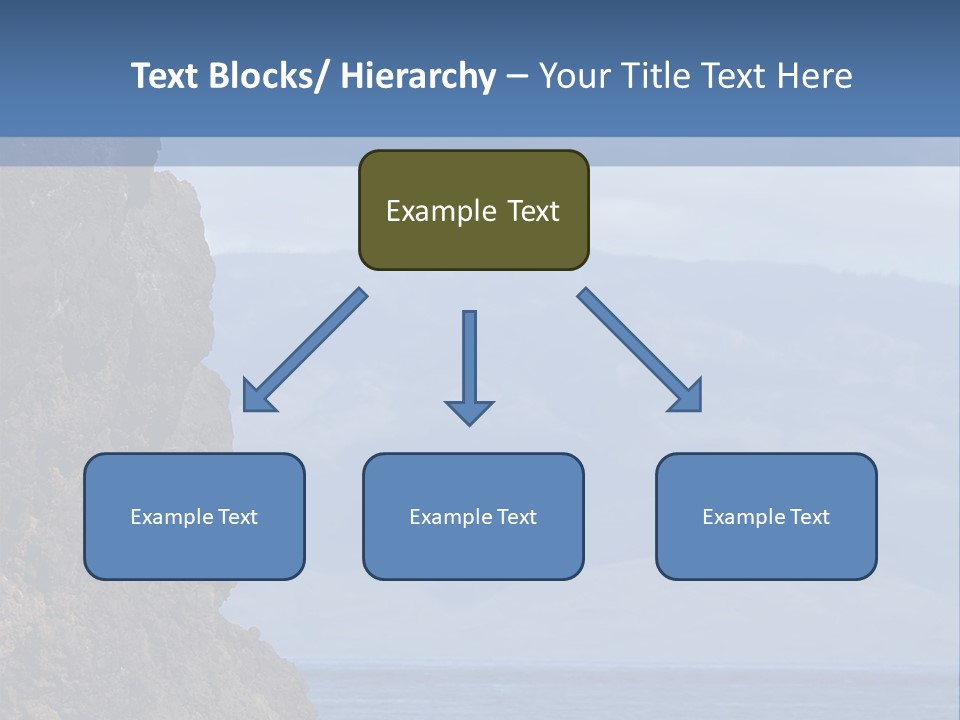 Black Rock Jumper PowerPoint Template