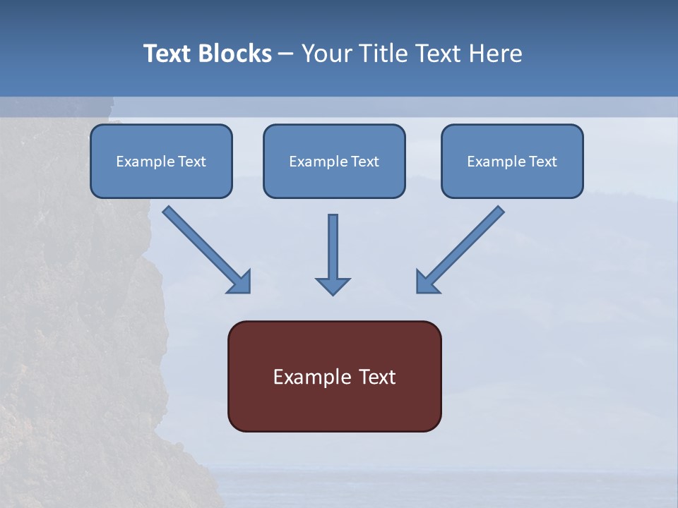 Black Rock Jumper PowerPoint Template