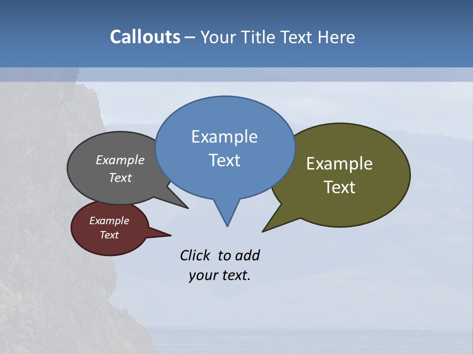 Black Rock Jumper PowerPoint Template