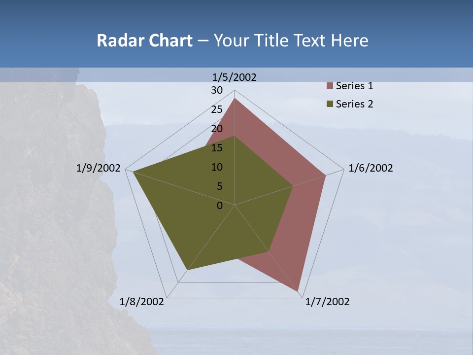 Black Rock Jumper PowerPoint Template