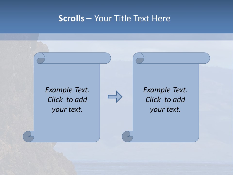 Black Rock Jumper PowerPoint Template