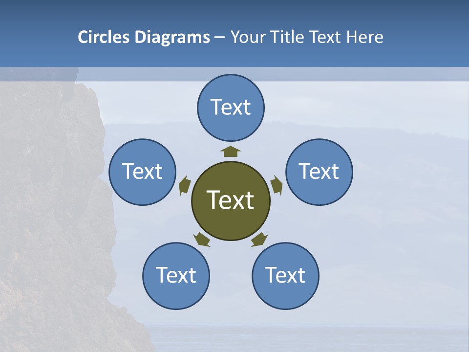 Black Rock Jumper PowerPoint Template