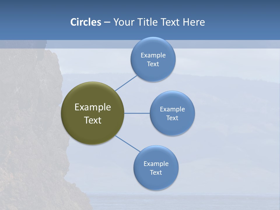 Black Rock Jumper PowerPoint Template