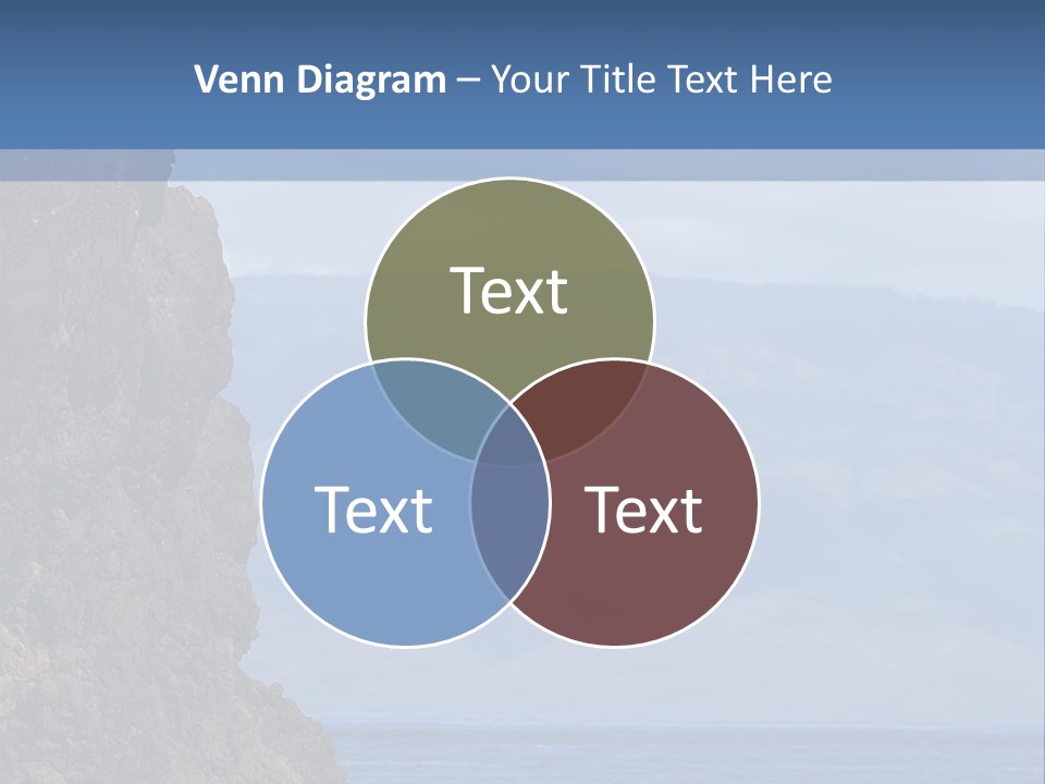 Black Rock Jumper PowerPoint Template