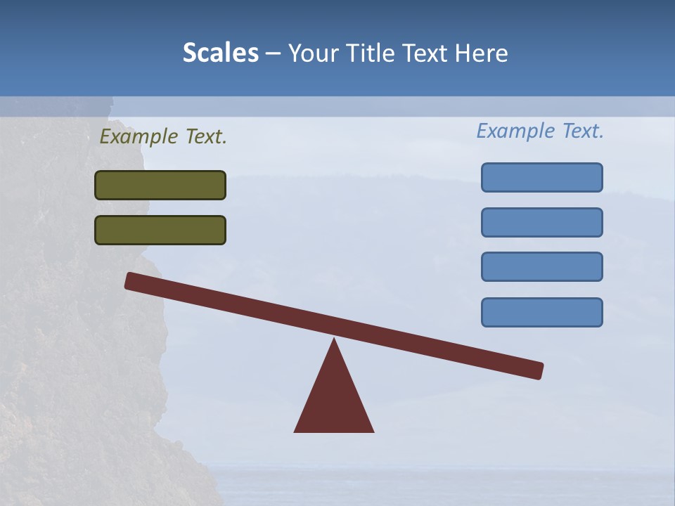 Black Rock Jumper PowerPoint Template