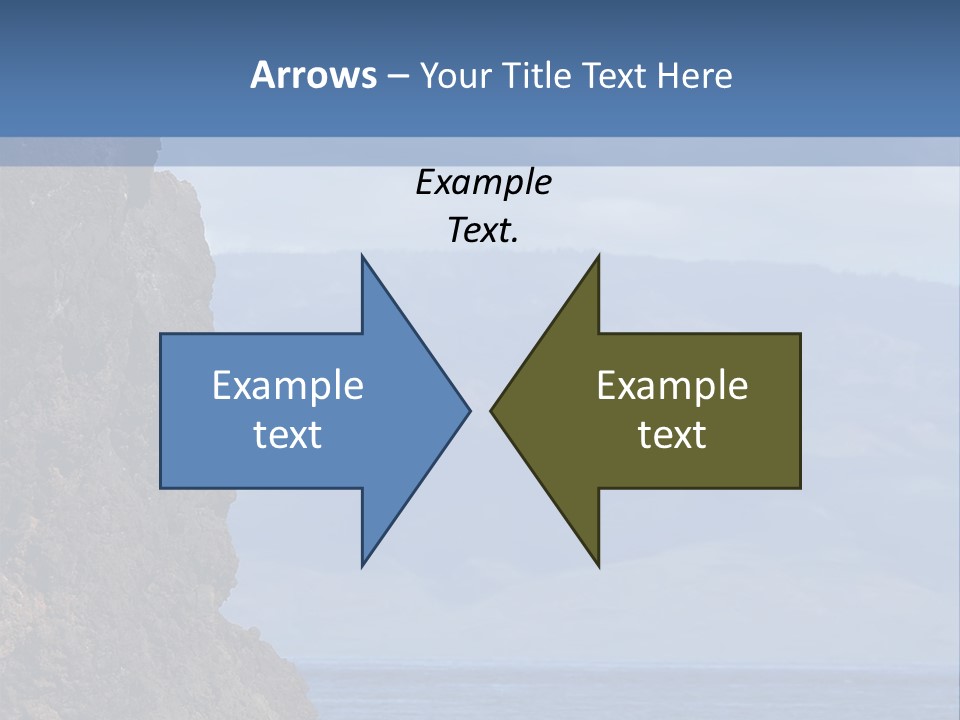 Black Rock Jumper PowerPoint Template