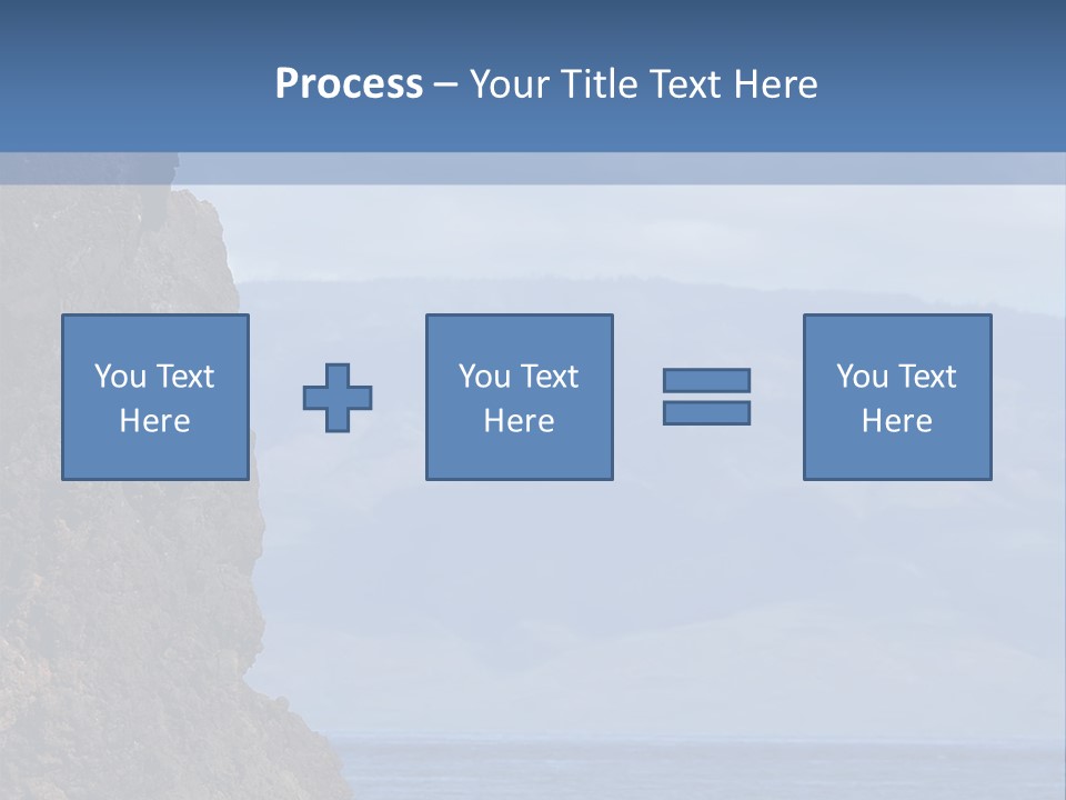 Black Rock Jumper PowerPoint Template