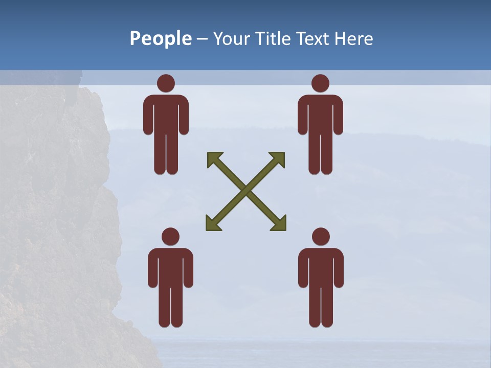 Black Rock Jumper PowerPoint Template