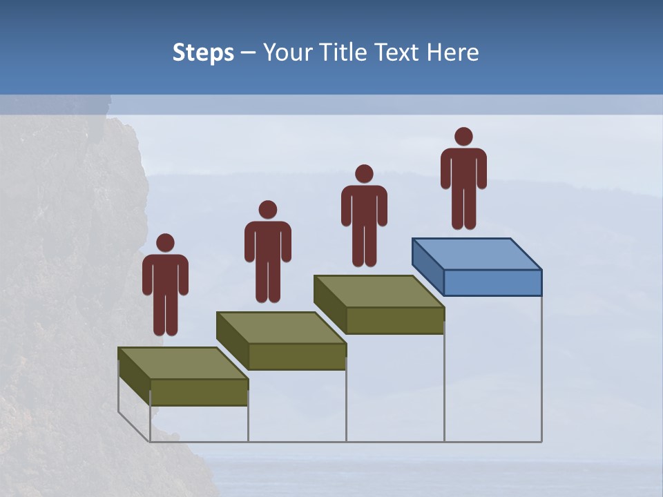 Black Rock Jumper PowerPoint Template