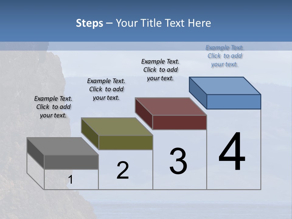 Black Rock Jumper PowerPoint Template