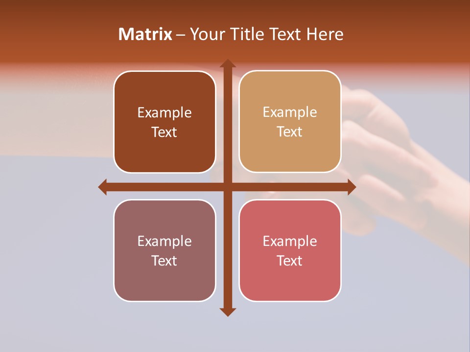 Group Of People Hands In The Air PowerPoint Template