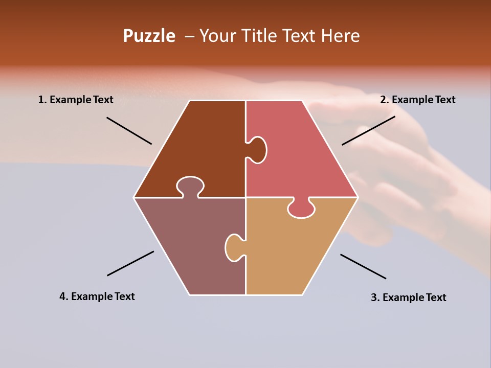 Group Of People Hands In The Air PowerPoint Template