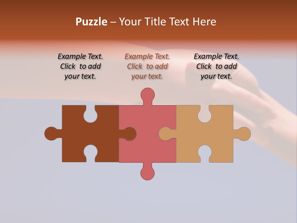 Group Of People Hands In The Air PowerPoint Template