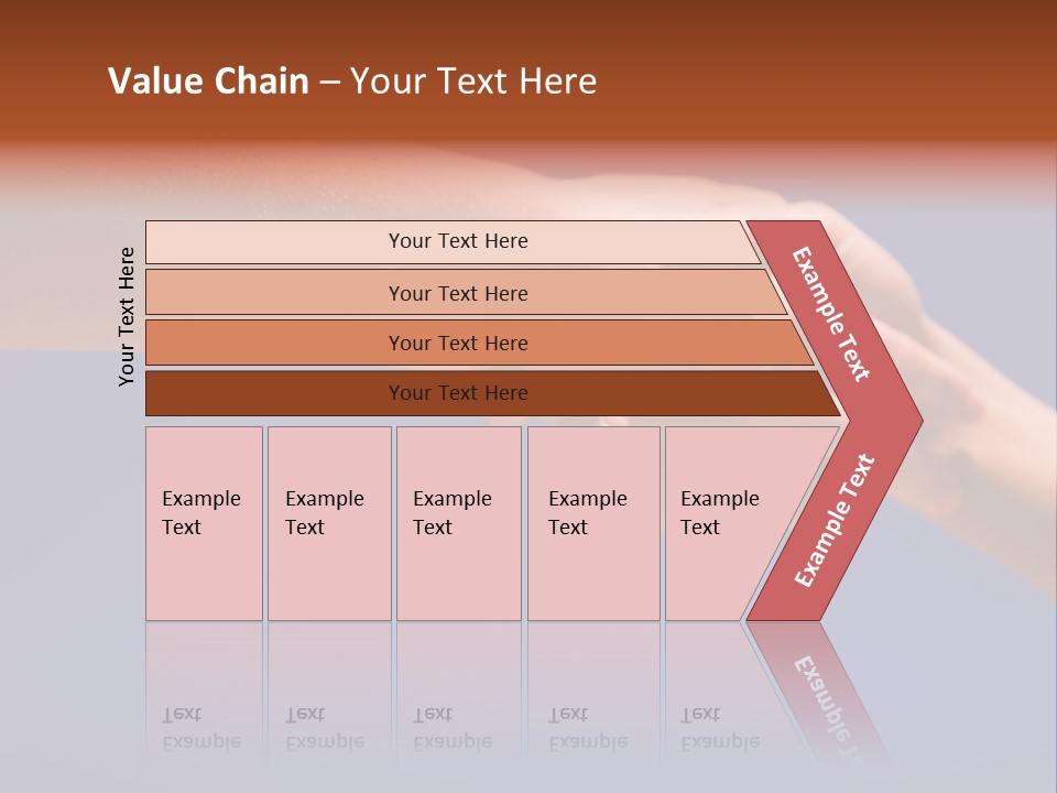 Group Of People Hands In The Air PowerPoint Template