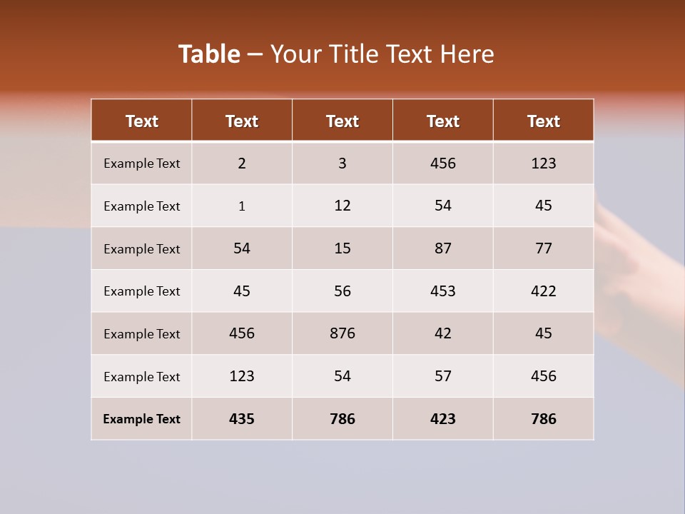 Group Of People Hands In The Air PowerPoint Template