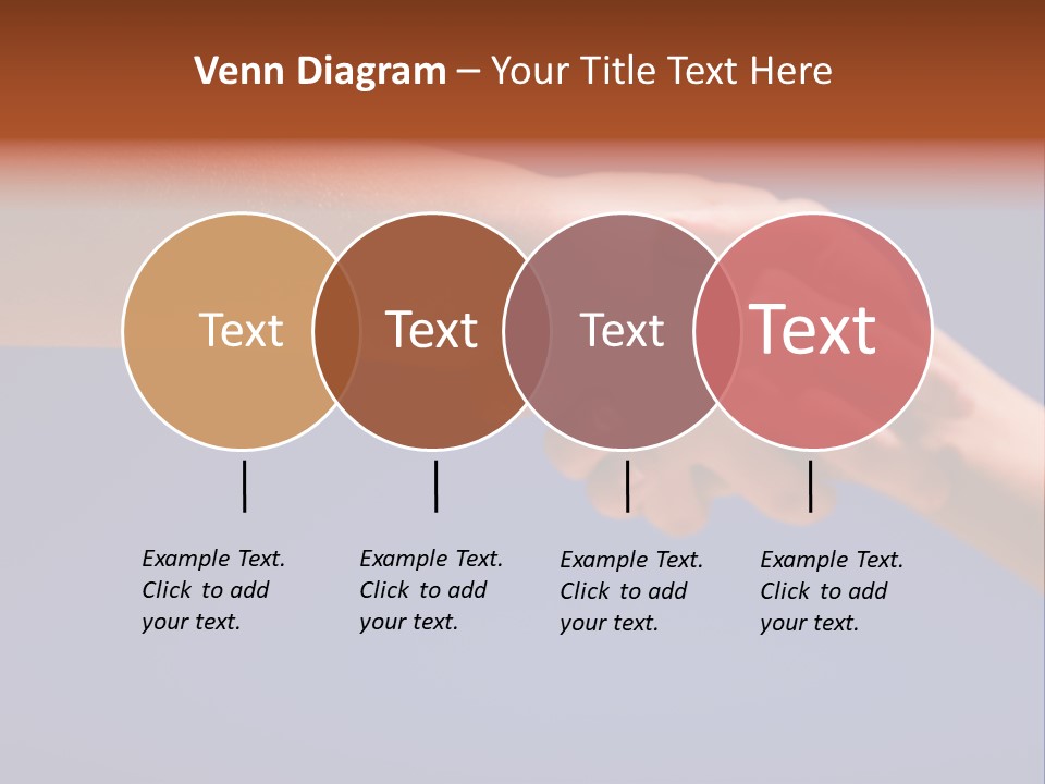 Group Of People Hands In The Air PowerPoint Template