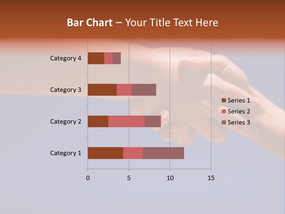 Group Of People Hands In The Air PowerPoint Template