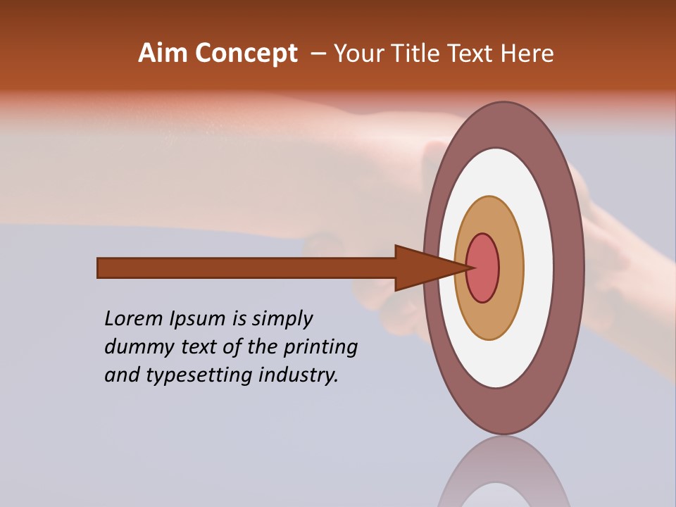 Group Of People Hands In The Air PowerPoint Template