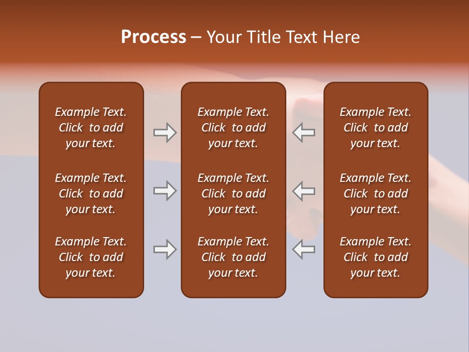 Group Of People Hands In The Air PowerPoint Template