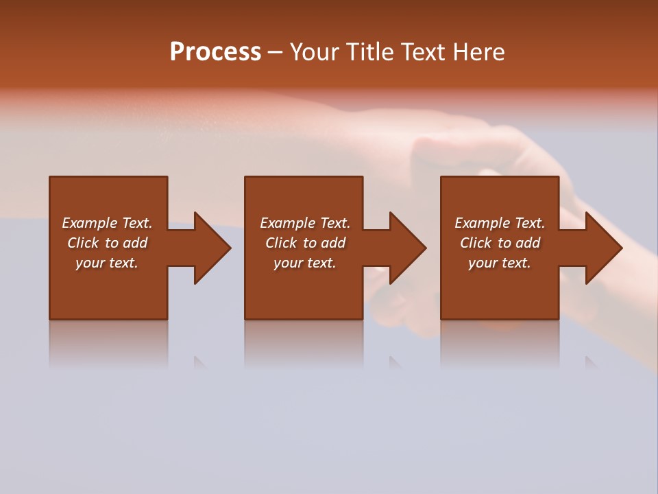 Group Of People Hands In The Air PowerPoint Template