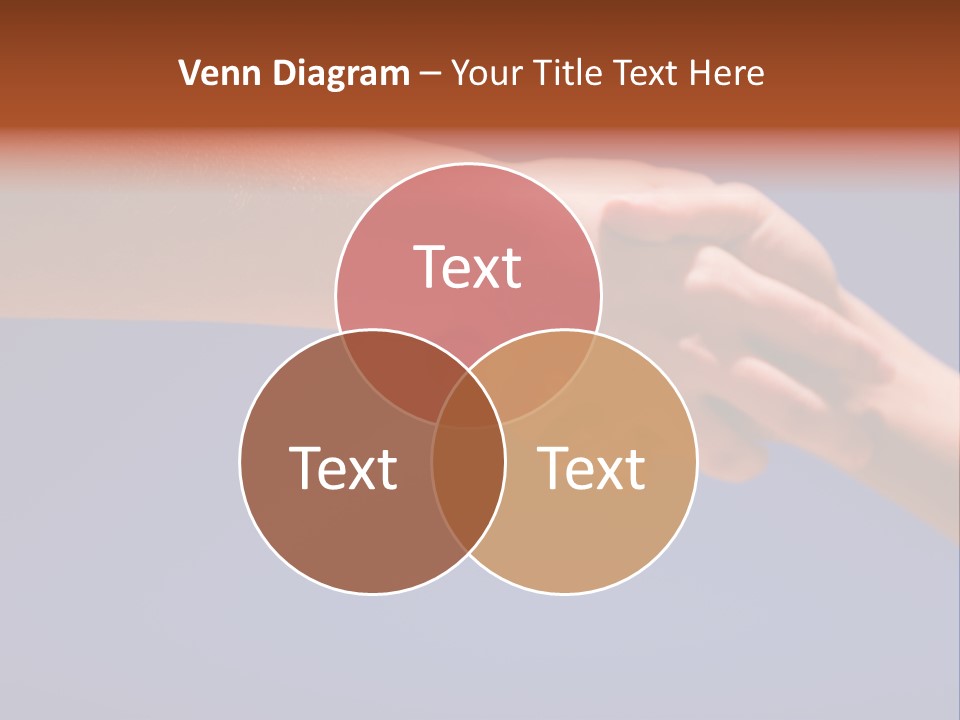 Group Of People Hands In The Air PowerPoint Template