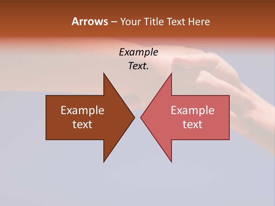 Group Of People Hands In The Air PowerPoint Template