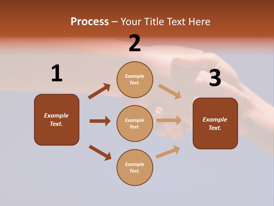 Group Of People Hands In The Air PowerPoint Template