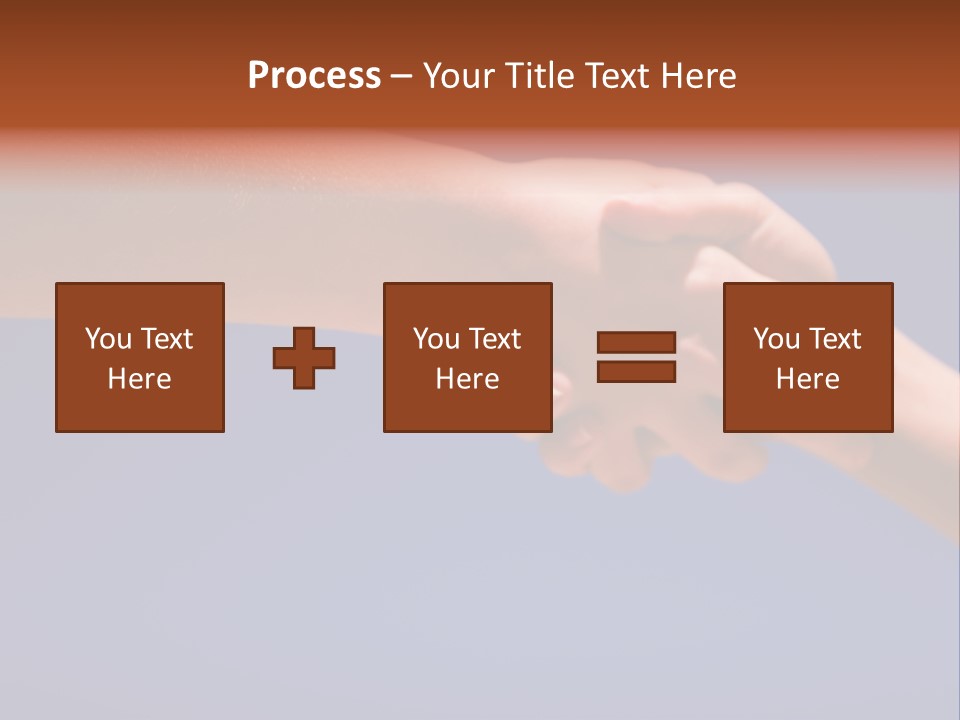 Group Of People Hands In The Air PowerPoint Template
