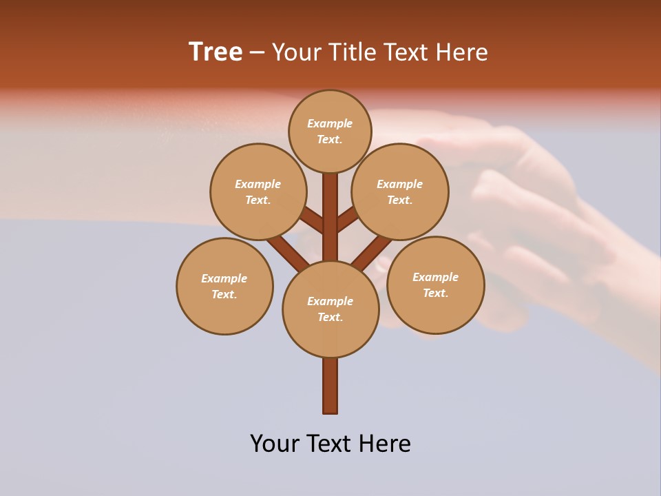 Group Of People Hands In The Air PowerPoint Template