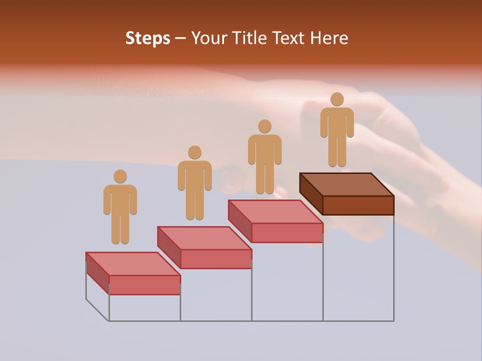 Group Of People Hands In The Air PowerPoint Template