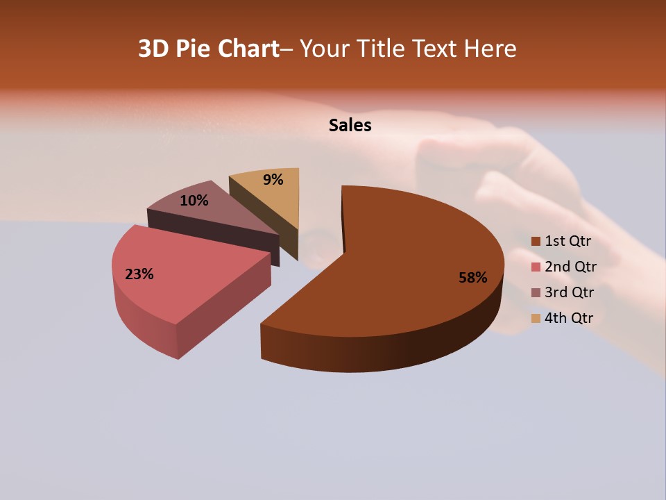 Group Of People Hands In The Air PowerPoint Template