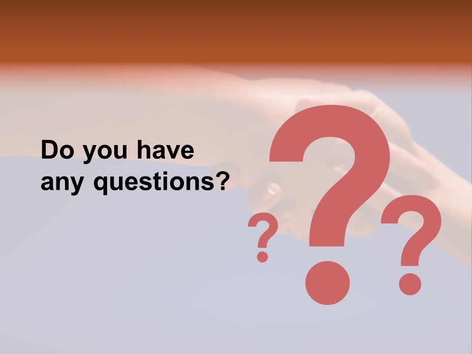 Group Of People Hands In The Air PowerPoint Template