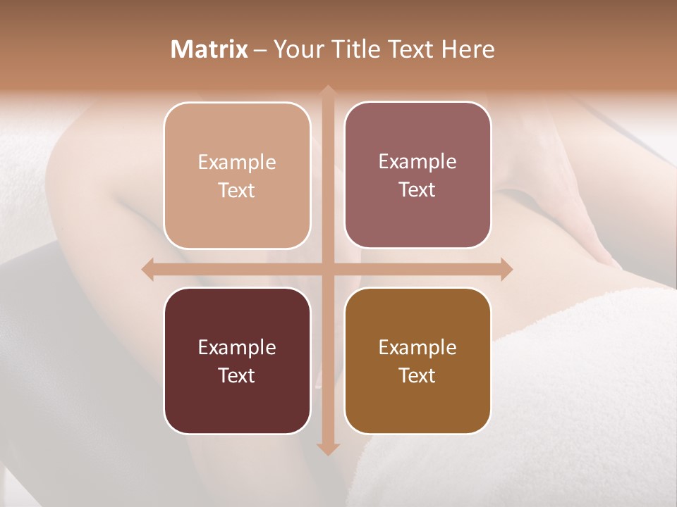 Young Girl Getting Massage From A Therapist PowerPoint Template