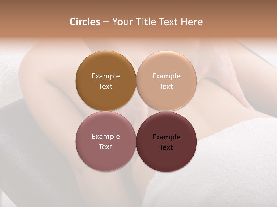 Young Girl Getting Massage From A Therapist PowerPoint Template