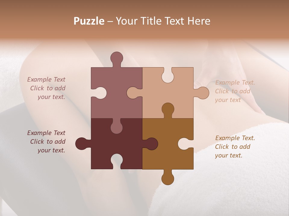 Young Girl Getting Massage From A Therapist PowerPoint Template